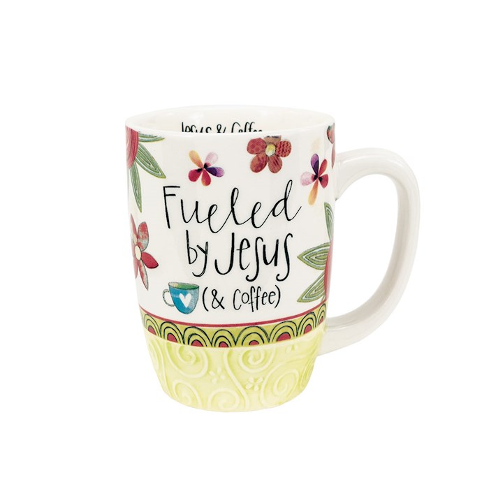 Mug-Fueled By Jesus & Coffee (16 Oz) | SHOPtheWORD