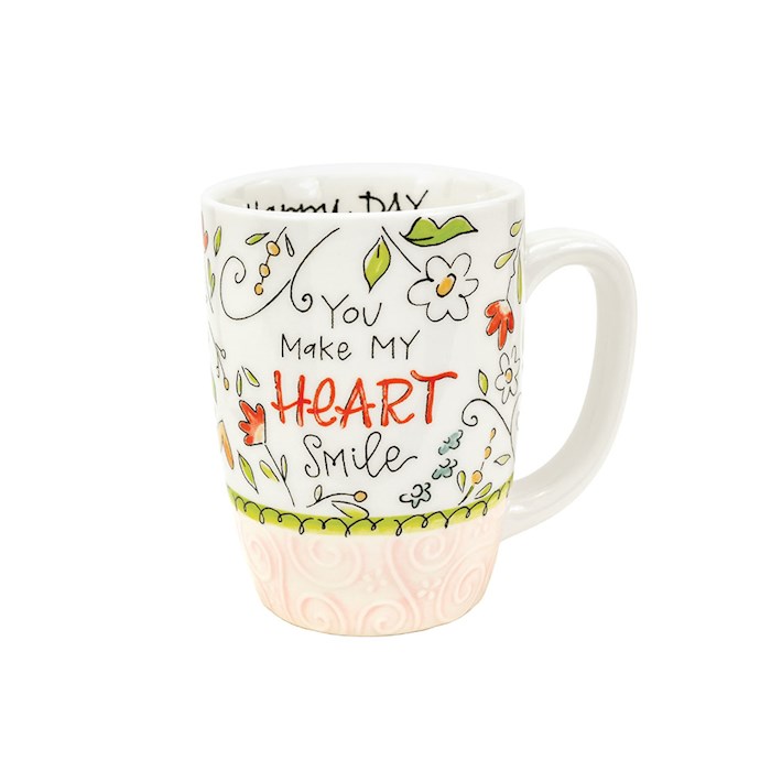 Mug-You Make My Heart Smile (16 Oz) | SHOPtheWORD