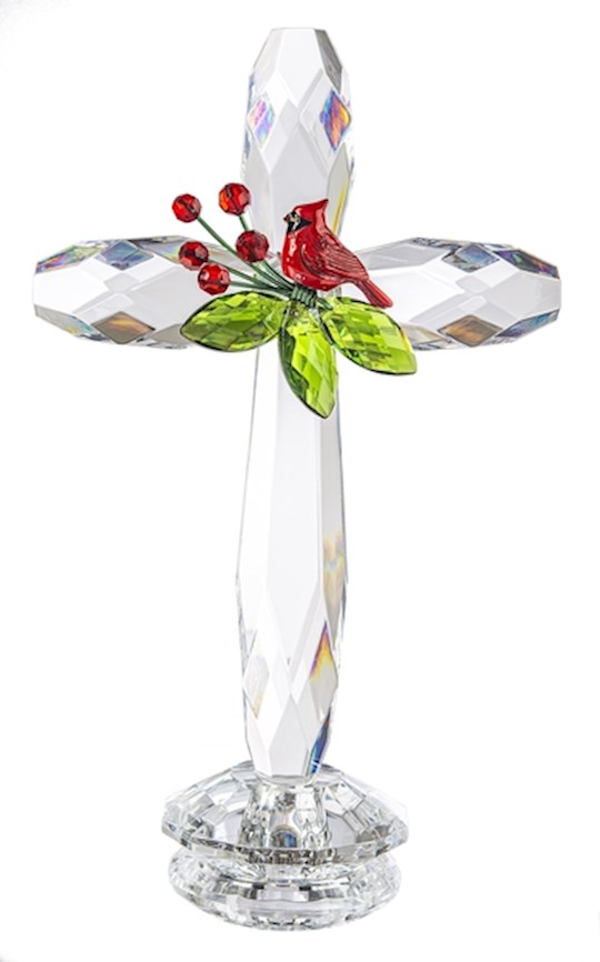 Standing Cross-Clear w/Cardinal (7.5