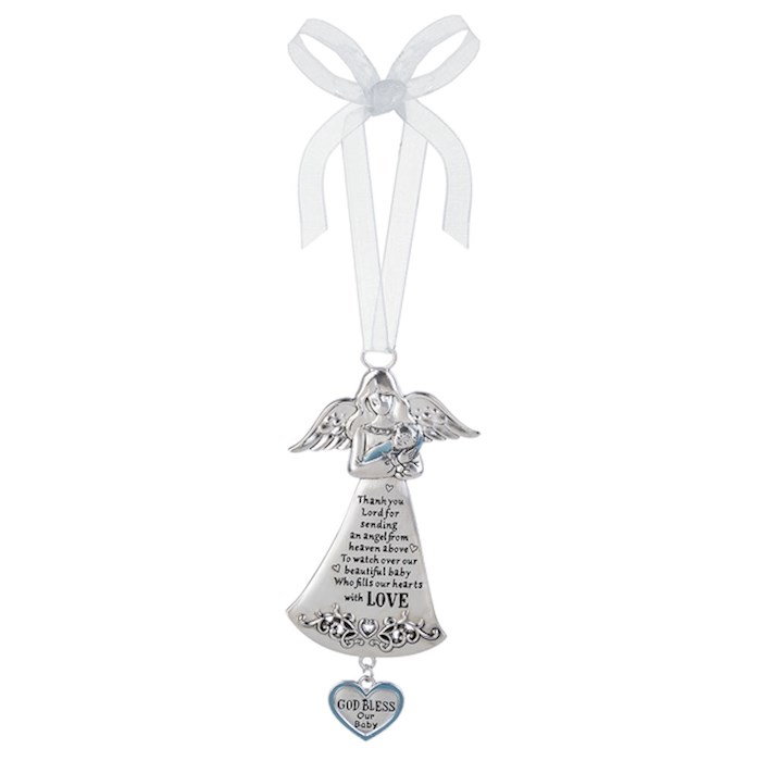 Angel Crib Ornament-Baby Boy (3