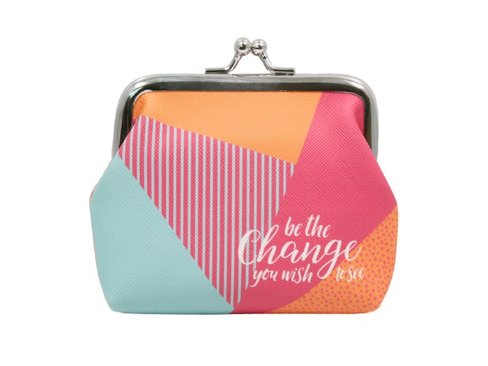Coin Purse-Be The Change (4 x 4.25) | SHOPtheWORD