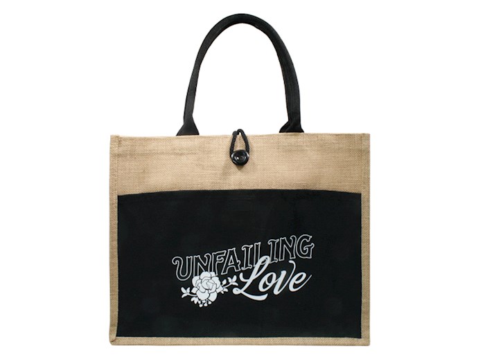 Jute Tote-Unfailing Love (18
