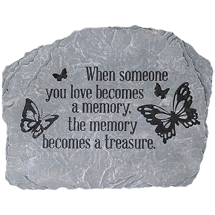 Garden Stone-Becomes A Memory (10.5 X 8) | SHOPtheWORD