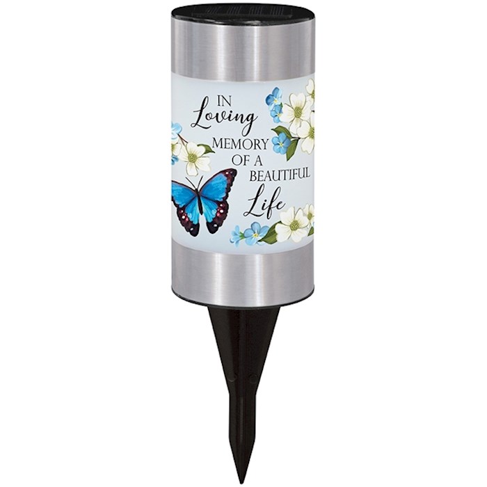 Memorial Garden Solar Stake-In Loving Memory (6 X 3) | SHOPtheWORD
