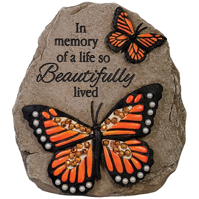 Memorial Message Stone-Beadworks-In Memory (5.5 X 4.5 X 2.5) | SHOPtheWORD