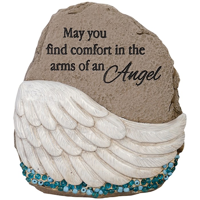 Memorial Message Stone-Beadworks-Arms Of An Angel (5.5 X 4.5 X 2.5) | SHOPtheWORD