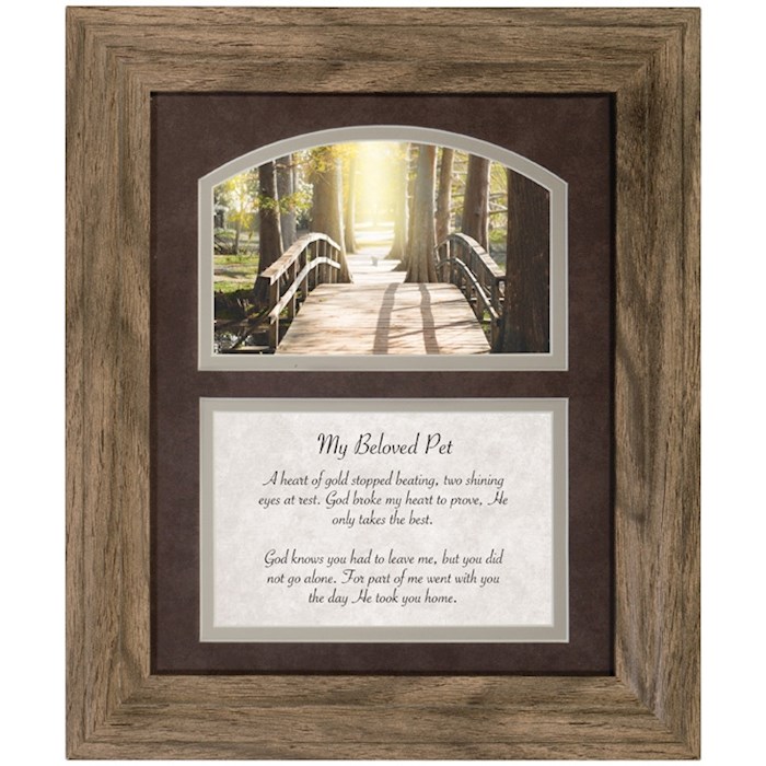 Framed Prayers Decor-Beloved Pet (12 x 10) | SHOPtheWORD