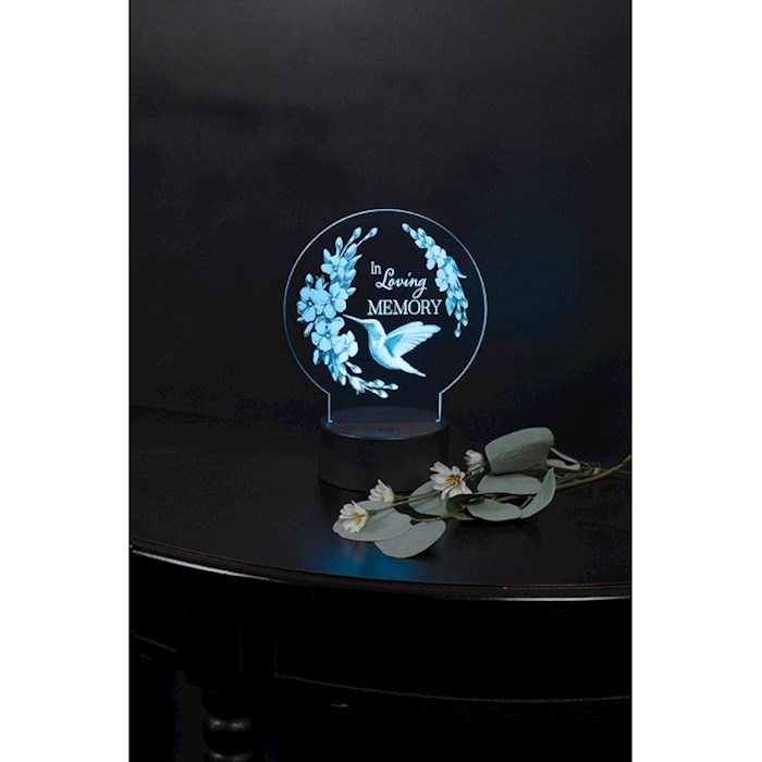 Keepsake Plaque-Led-In Loving Memory (8