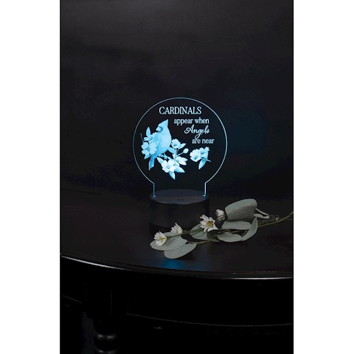 Keepsake Plaque-Led-Cardinals Appear (8