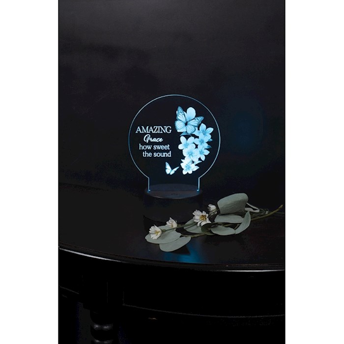 Keepsake Plaque-Led-Amazing Grace (8