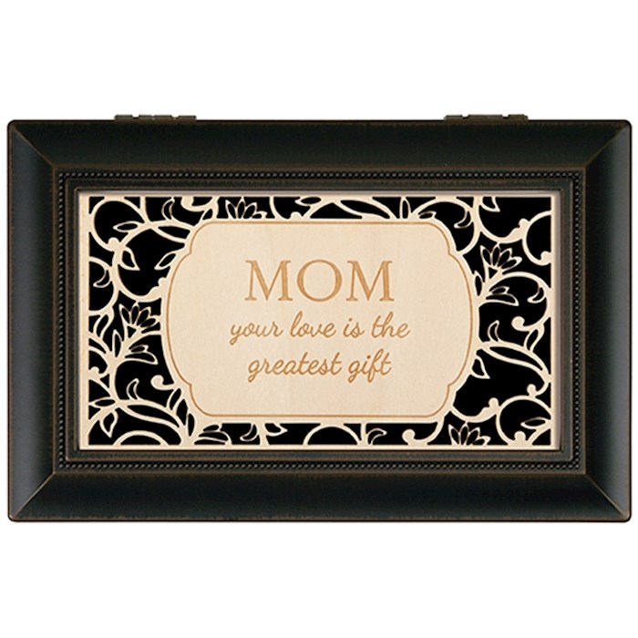 Music Box-Wood Engraved-Mom (4