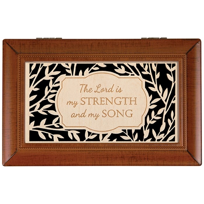 Music Box-Wood Engraved-My Strength (4