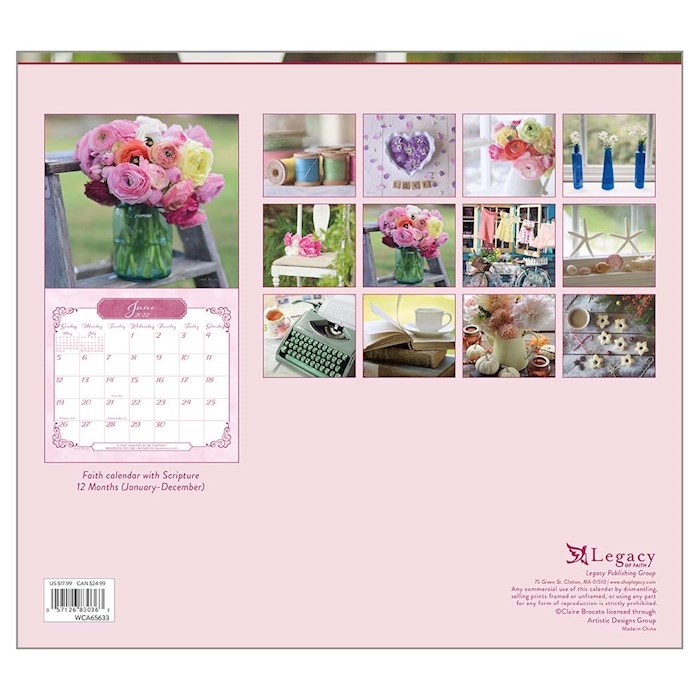 Wall Calendar-2022-Everyday Miracles w/2 Greeting Cards (13.66