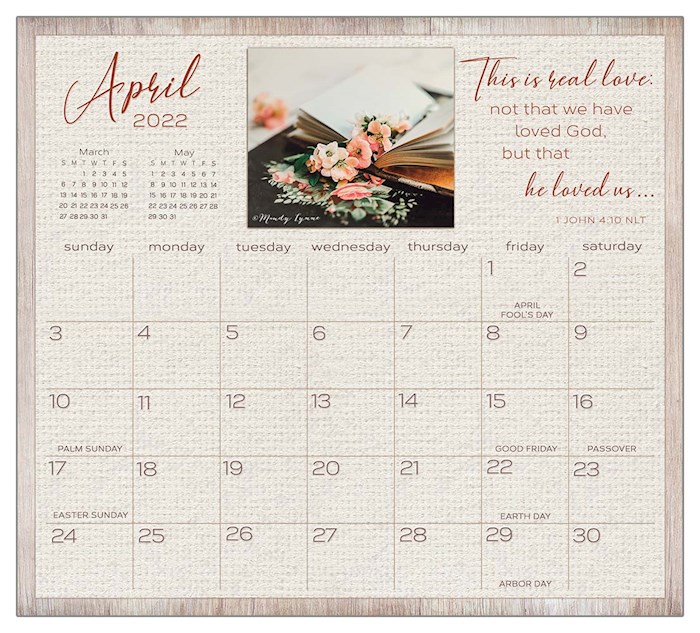 Calendar-2022-Magnetic Pad-Living in the Light (9.375