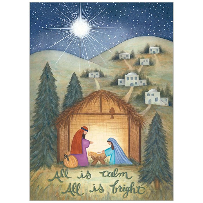 Card-Boxed-Manger in the Trees (Luke 2:10-14 KJV) (Box Of 20) | SHOPtheWORD