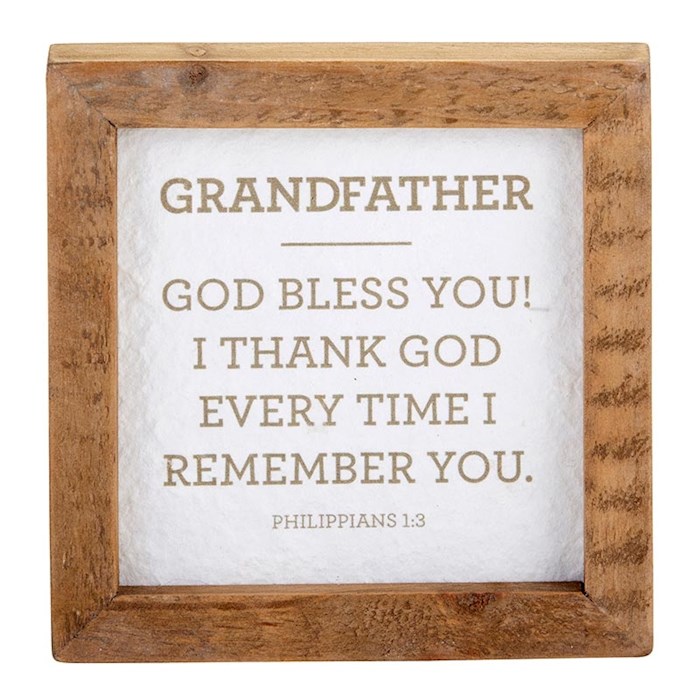 Framed Tabletop-Grandfather (5