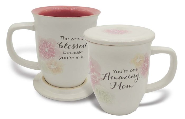 Mug w/Coaster-Amazing Mom (14 Oz) | SHOPtheWORD
