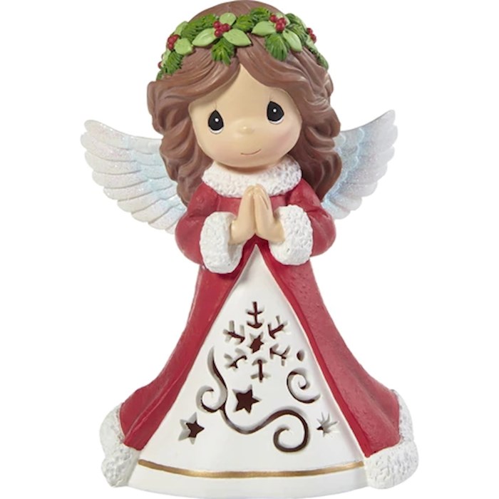 Figurine-May Peace Surround You Angel-LED Musical (6