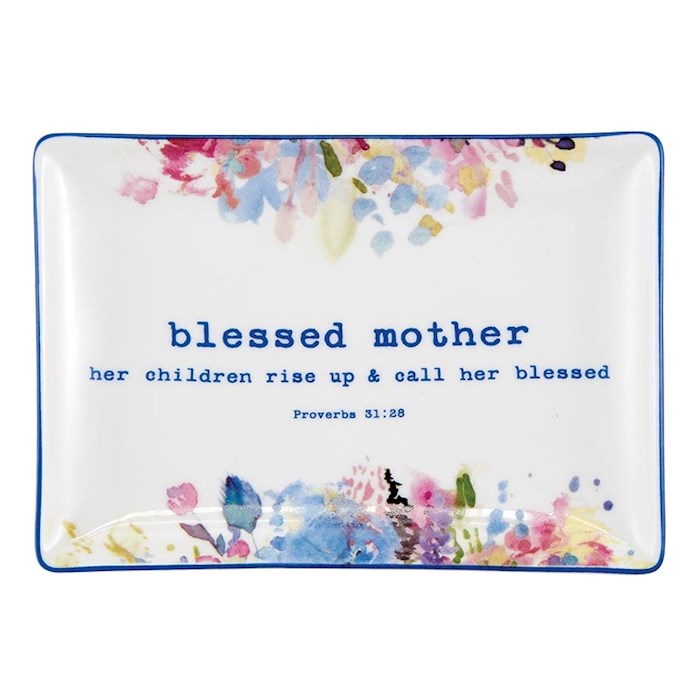 Trinket Tray-Blessed Mother (Proverbs 31:28) (6
