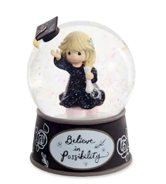 Musical Snow Globe-Graduation Girl/Believe In Possibility (5.75