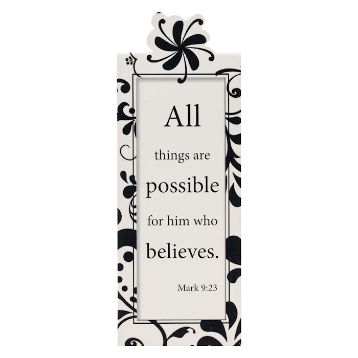Magnetic Bookmarks-All Things Are Possible (Pack Of 6) | SHOPtheWORD
