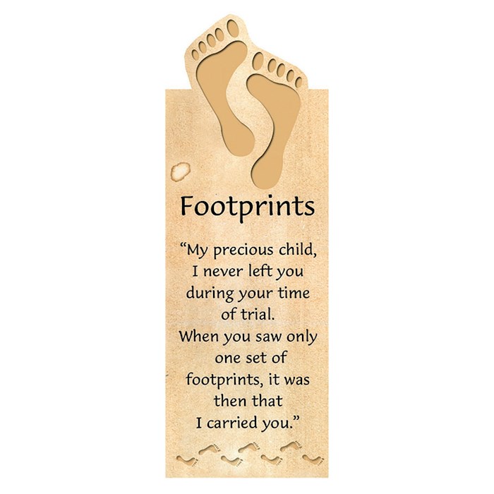 Magnetic Bookmarks-Footprints (Pack Of 6) | SHOPtheWORD