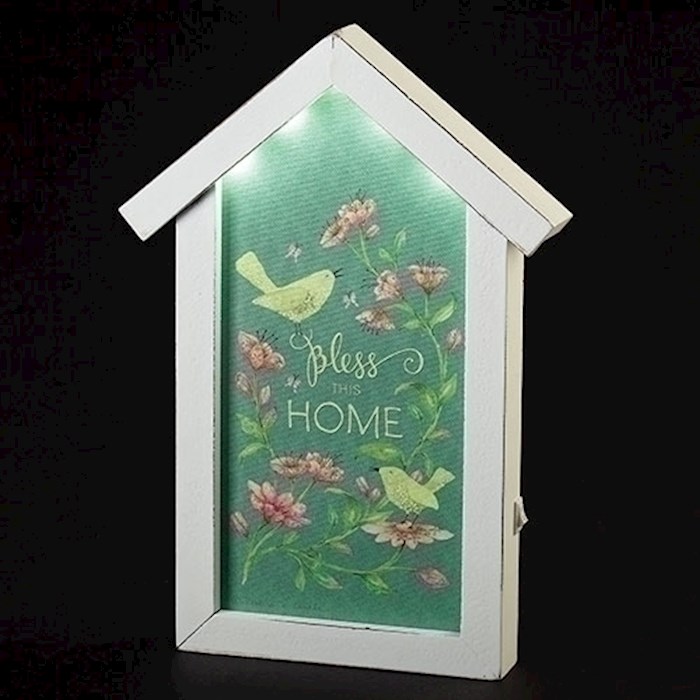 Plaque-Bless This Home-Lighted (11