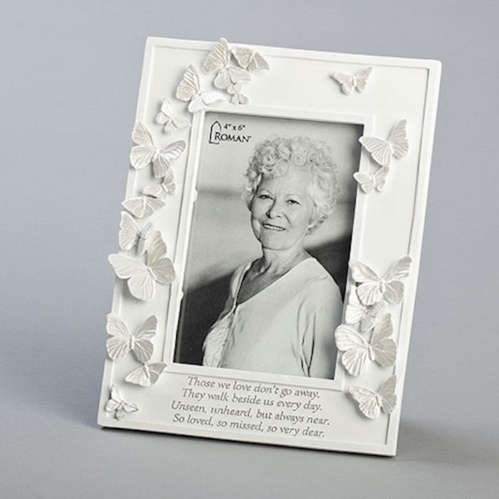 Frame-Butterfly Memorial-Those We Love... (Holds 4 x 6 Photo) | SHOPtheWORD