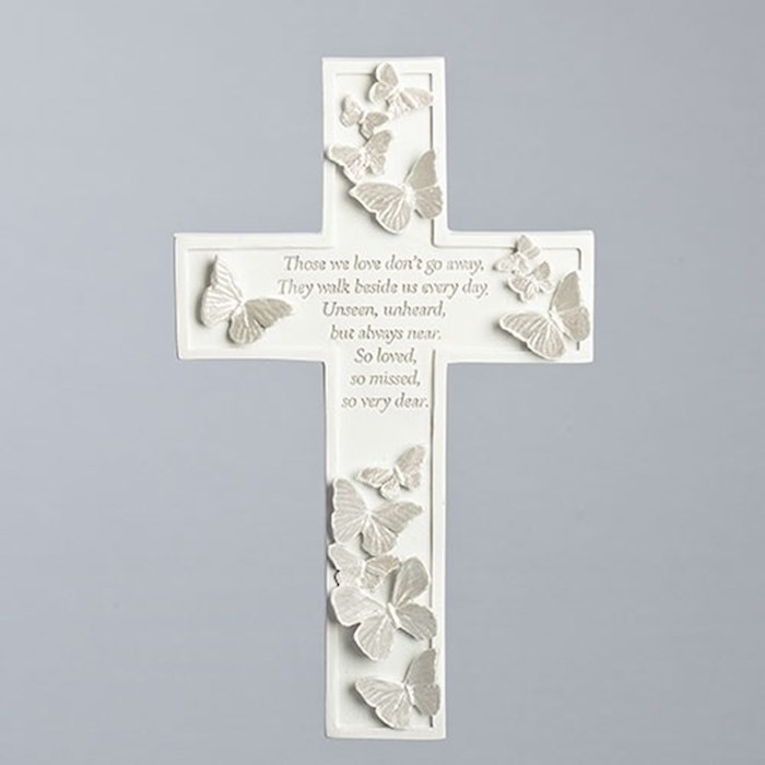 Wall Cross-Butterfly Memorial-Those We Love... (8
