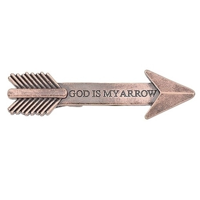 Visor Clip-God Is My Arrow-Carded (1