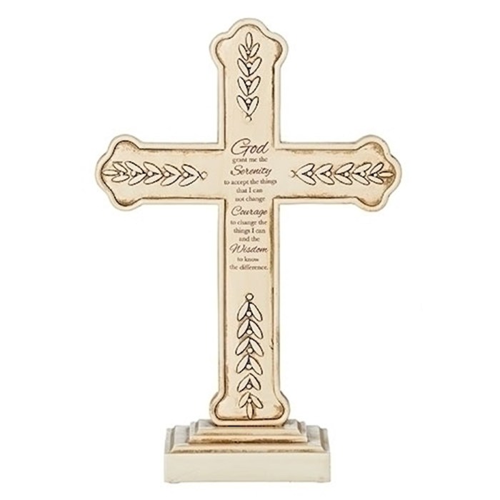 Table Cross-Serenity Prayer (8.25