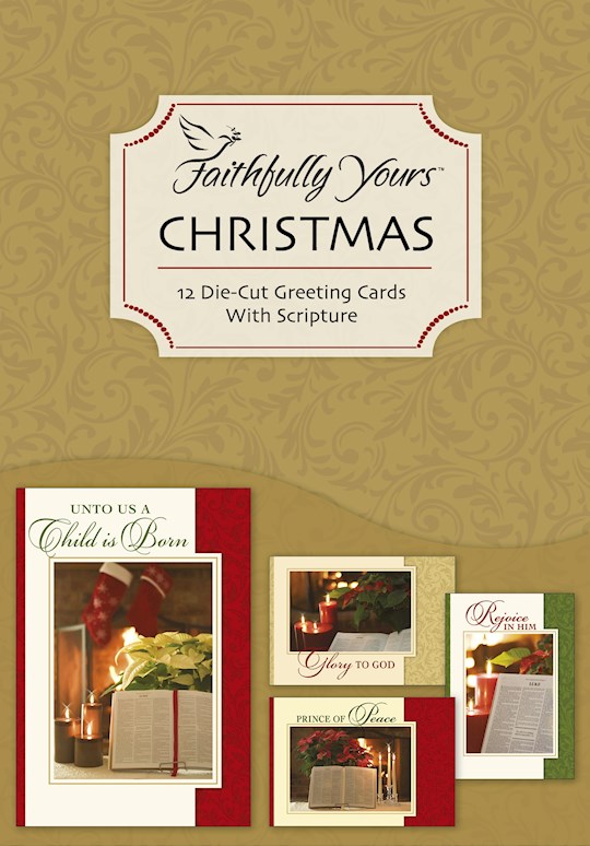 Card-Boxed-Value-Bible & Poinsettia-Christmas Assorted (Box Of 12) | SHOPtheWORD