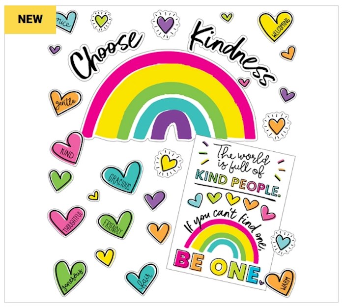 Bulletin Board Set-Kind Vibes-Choose Kindness (75 Pieces) | SHOPtheWORD