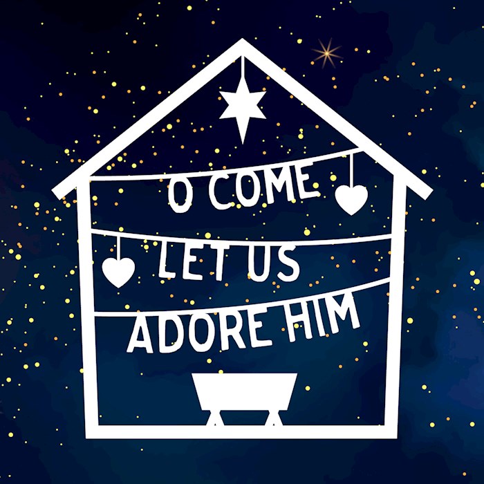 Card-Christmas-O Come! Let Us Adore him (Matthew2:2) (Pack Of 6) (Sep) | SHOPtheWORD