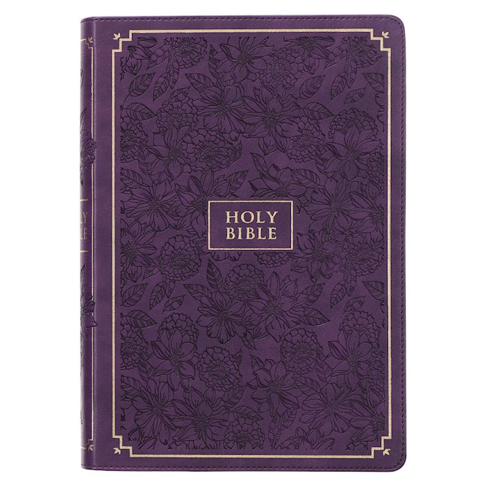 Shop The Word: KJV Giant Print Full Size Bible-Purple Faux Leather ...