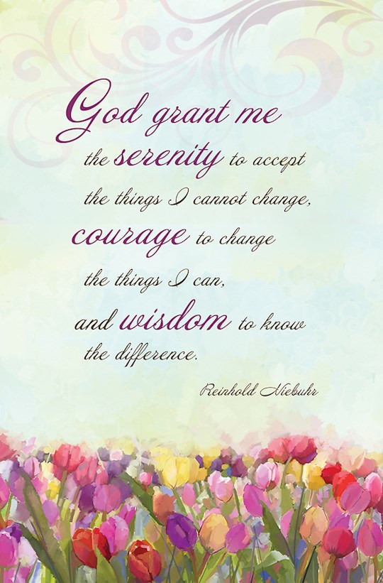 Shop the Word: Bulletin-Serenity Prayer (Pack Of 100) - (0656248013861 ...