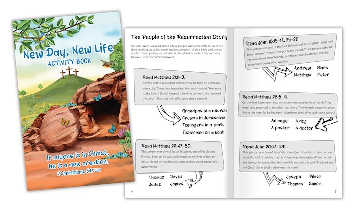 New Day, New Life Activity Book (Ages 7+) | SHOPtheWORD