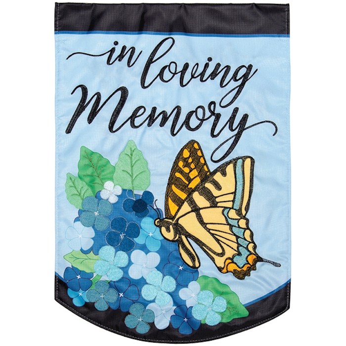 Flag-Garden-Applique-Loving Memory (12.5