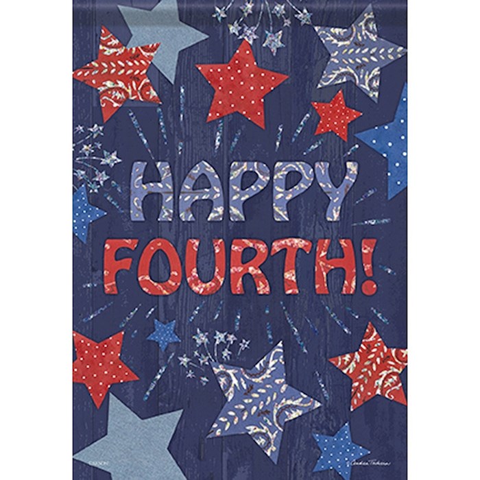 Flag-Glitter Trends-Patriotic Bandana (12.5