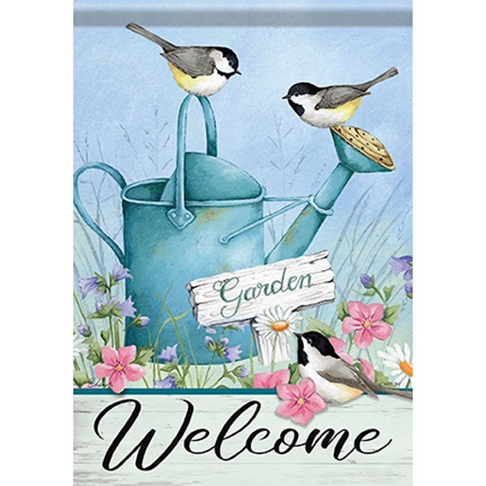 Flag-Garden-Durasoft-Gentle Chickadees (12.5