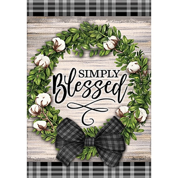 Flag-Garden-Durasoft-Simply Blessed (12.5