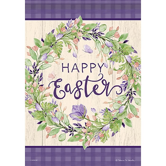 Flag-Garden-Durasoft-Sweet Easter Wreath (12.5