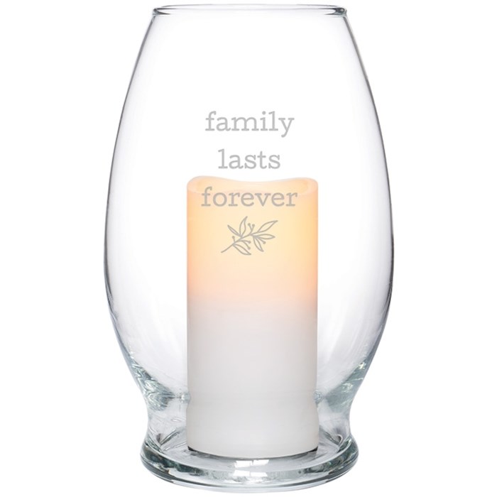 Hurricane Candle-Flameless Flicker-Family w/Timer (7