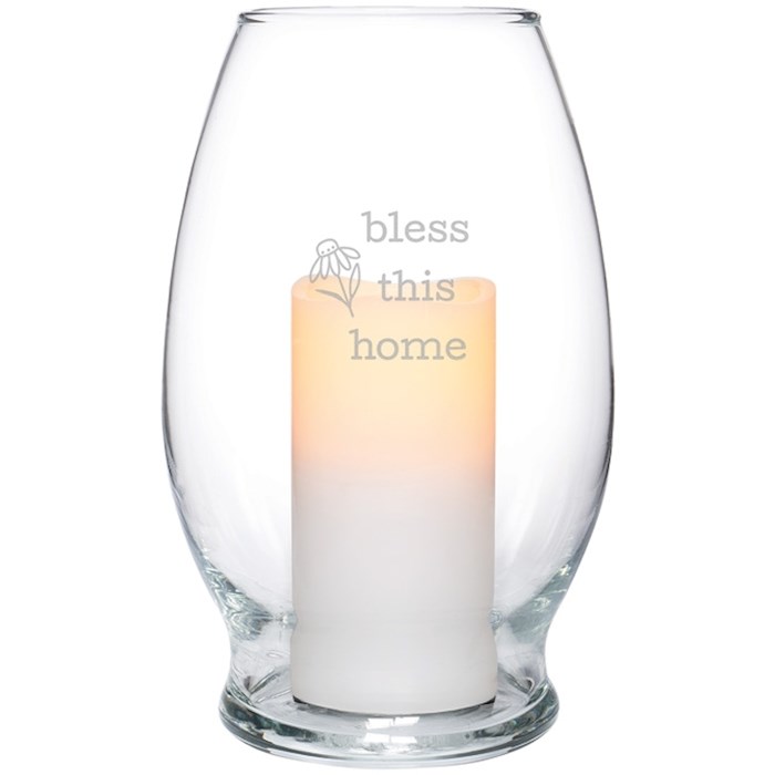 Hurricane Candle-Flameless Flicker-Home w/Timer (7