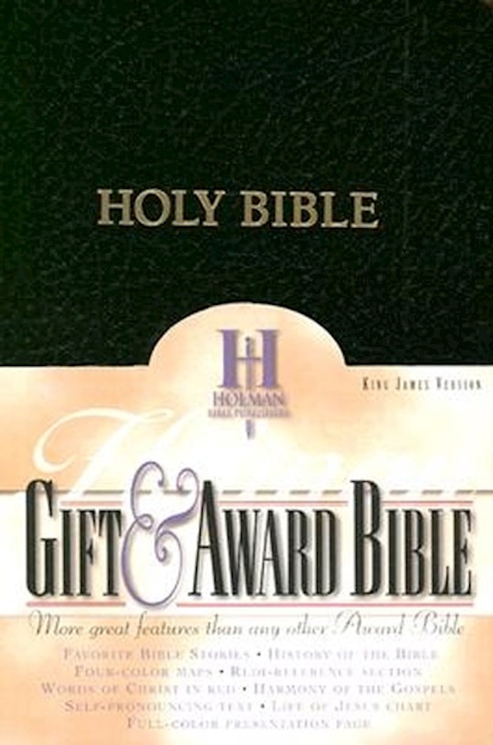 KJV Gift & Award Bible-Black Imitation Leather | SHOPtheWORD