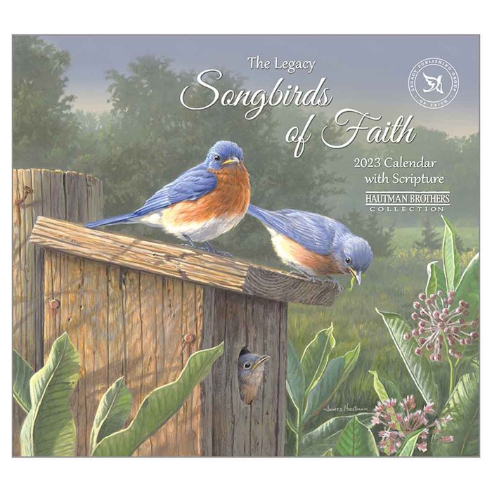 SHOPtheWORD Wall Calendar 2023 Songbirds Of Faith 13 66 X 12 