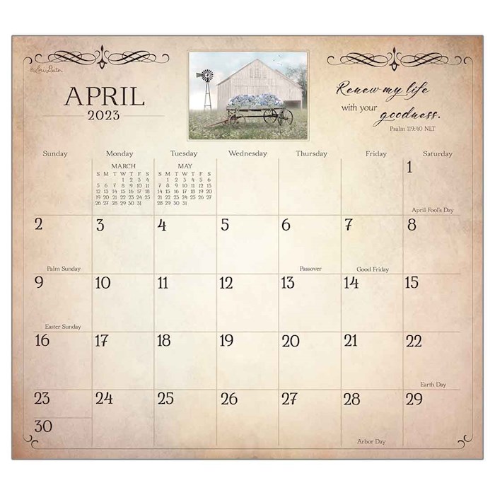 Wordcom Christian Resources Magnetic Calendar Pad 2023 Land Of 