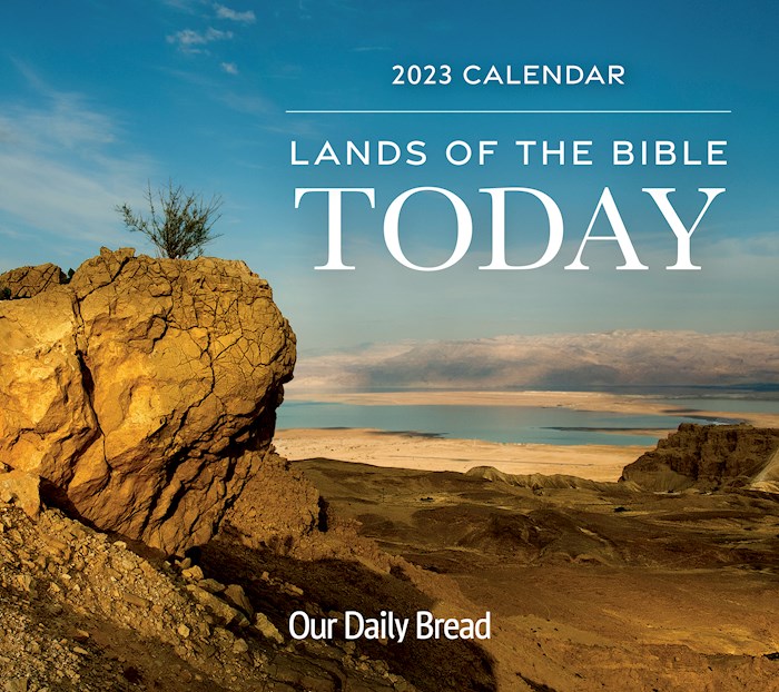 Shop the Word Calendar2023Lands Of The Bible Today Wall (12" X 12