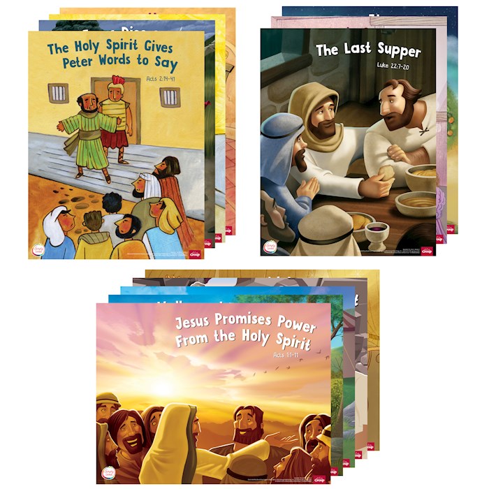 Shoptheword.ca: Simply Loved Bible Story Poster Pack (12 Posters ...