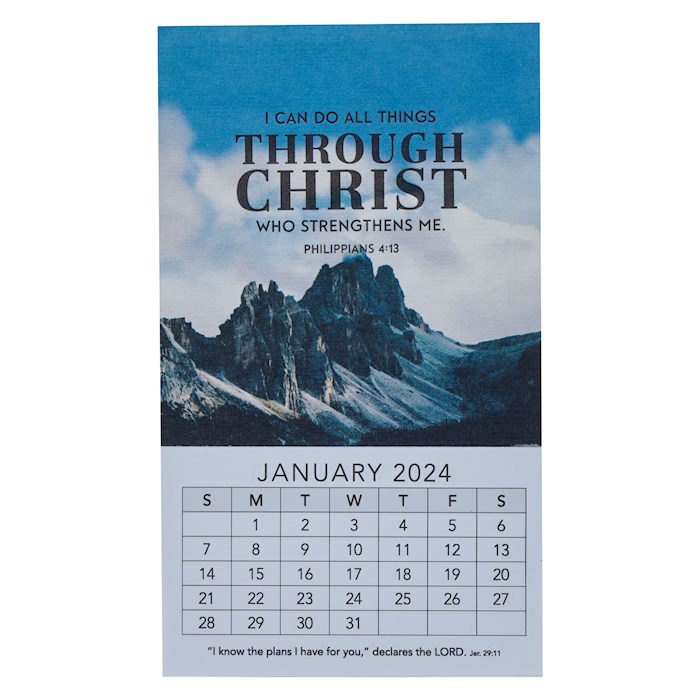 2024 Mini Calendar Through Christ Phil. 413